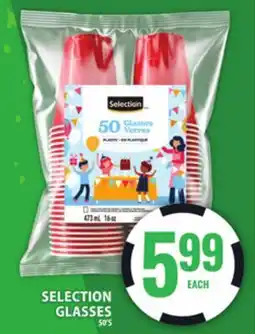 Food Basics SELECTION GLASSES offer