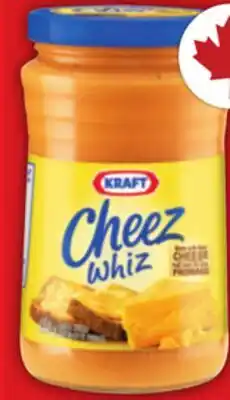 Food Basics PHILADELPHIA CREAM CHEESE OR KRAFT CHEEZ WHIZ SPREAD offer