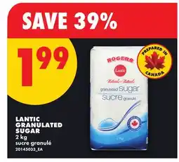 No Frills LANTIC GRANULATED SUGAR offer