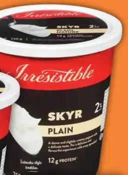 Food Basics IRRESISTIBLE GREEK OR SKYR YOGURT offer