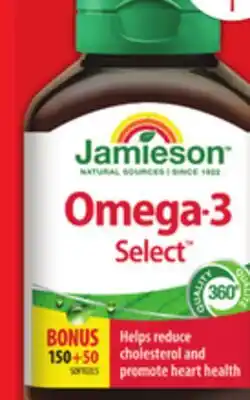 Food Basics JAMIESON OMEGA-3, PROBIOTICS offer
