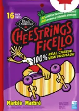Food Basics BLACK DIAMOND CHEESTRINGS OR CHEESE STICKS offer