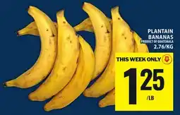 Food Basics PLANTAIN BANANAS offer