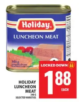 Food Basics HOLIDAY LUNCHEON MEAT offer