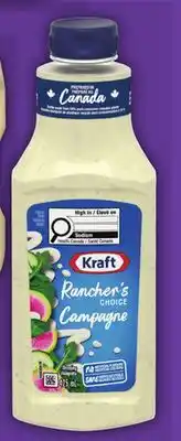 Food Basics KRAFT SALAD DRESSING AND FLAVORED MAYONNAISE offer
