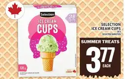 Food Basics SELECTION ICE CREAM CUPS offer