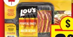 Food Basics LOU'S KITCHEN PEAMEAL SLICED BACON offer