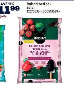 RONA Miracle-Gro Raised bed soil 50-L offer