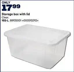 RONA Storage box with lid, 102-L offer