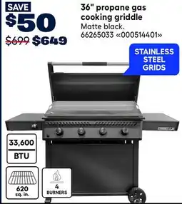 RONA Napoleon 36 propane gas cooking griddle offer