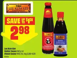 FreshCo Lee Kum Kee Oyster Sauce 510 g or Hoisin Sauce 445 mL offer