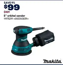 RONA MAKITA 5 orbital sander offer