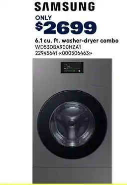 RONA Samsung 6.1 cu. ft. washer-dryer combo offer