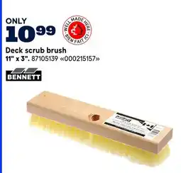 RONA BENETT Deck scrub brush offer