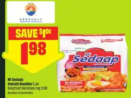FreshCo MI Sedaap Instant Noodles 5 pk Selected Varieties offer