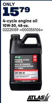 RONA ATLAS 4-cycle engine oil 10W-30, 48-oz offer