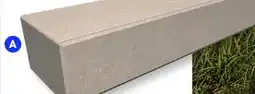 RONA Oldcastle Mina garden wall Concrete. Grey. 24 x 4 offer