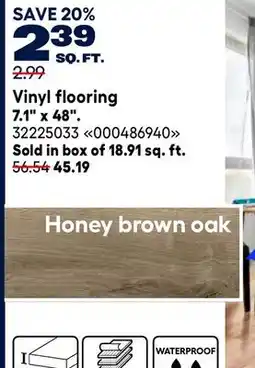 RONA Vinyl flooring 7.1 x 48 offer