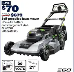 RONA EGO Self-propelled lawn mower offer