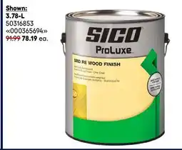 RONA 3.78-L SICO Proluxe exterior wood finish offer