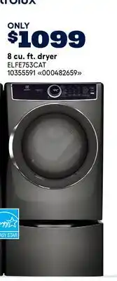RONA Electrolux 8 cu. ft. dryer offer