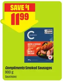 FreshCo Compliments Smoked Sausages offer