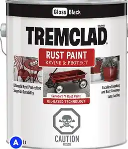 RONA TREMCLAD Rust Paint 3.78-L, black offer