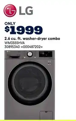 RONA LG 2.6 cu. ft. washer-dryer combo offer