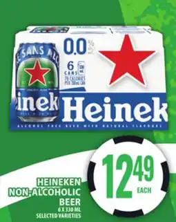 Food Basics HEINEKEN NON-ALCOHOLIC BEER offer
