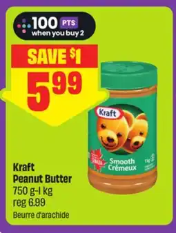 FreshCo Kraft Peanut Butter 750 g-l kg Beurre d'arachide offer