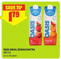 FreshCo Oasis Juices, Arizona Iced Tea offer