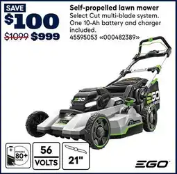 RONA EGO Self-propelled lawn mower offer