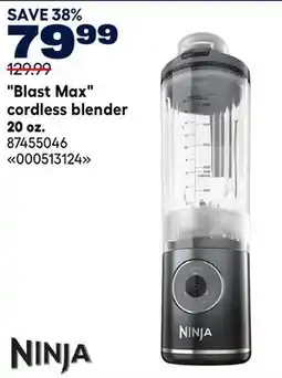 RONA Blast Max cordless blender 20 oz offer