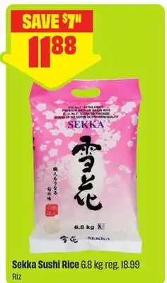 FreshCo Sekka Sushi Rice 6.8 kg Riz - Dragon Boat offer