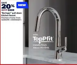 RONA Pfister Beringer pull-down kitchen faucet offer