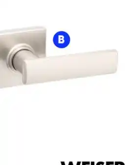 RONA WEISER All Tavaris handlesets and Breton door levers Satin nickel offer