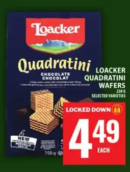 Food Basics LOACKER QUADRATINI WAFERS offer