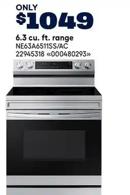RONA 6.3 cu. ft. range offer