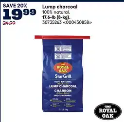 RONA Lump charcoal offer