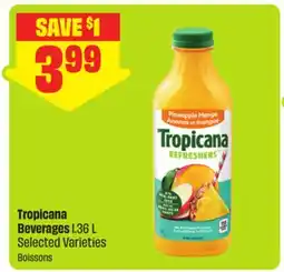 FreshCo Tropicana Beverages 1.36 L Selected Varieties offer