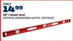 RONA CRAFTSMAN 48 I-beam level offer