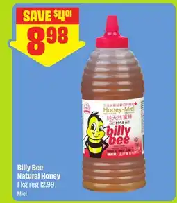 FreshCo Billy Bee Natural Honey 1 kg - Dragon Boat offer