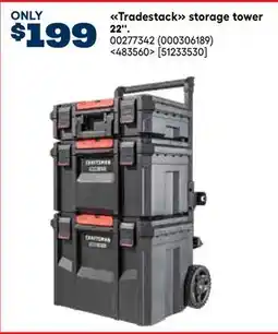 RONA Craftsman Tradestack storage tower 22 offer