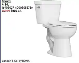 RONA LANDON & CO. toilets offer
