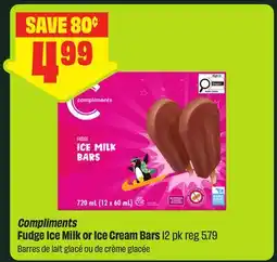 FreshCo Compliments Fudge Ice Milk or Ice Cream Bars offer
