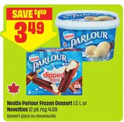 FreshCo Nestle Parlour Frozen Dessert 1.5 L or Novelties offer