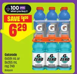 FreshCo Gatorade 6x591 mL or 8x355 mL offer