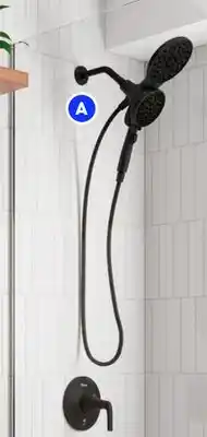 RONA Pfister Raya bath/shower faucet Matte black finish offer