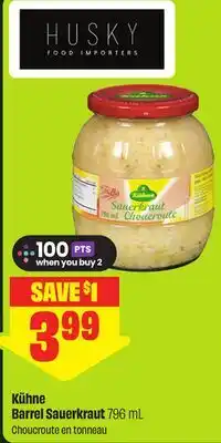 FreshCo Kühne Barrel Sauerkraut offer