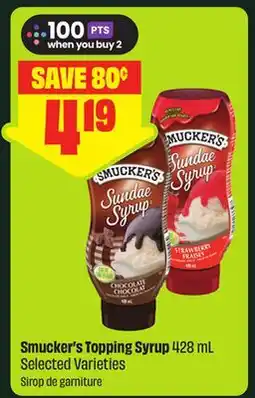 FreshCo Smucker's Topping Syrup 428 mL Selected Varieties offer